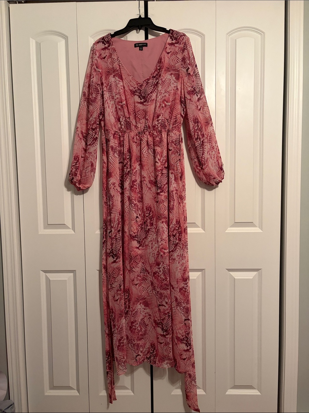 INC International Concepts Pink Printed Maxi Dress